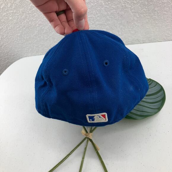 New Era 59fifty Blue Chicago Cubs Baseball MLB Embroidered On-Field Fitted Hat - Picture 5 of 12